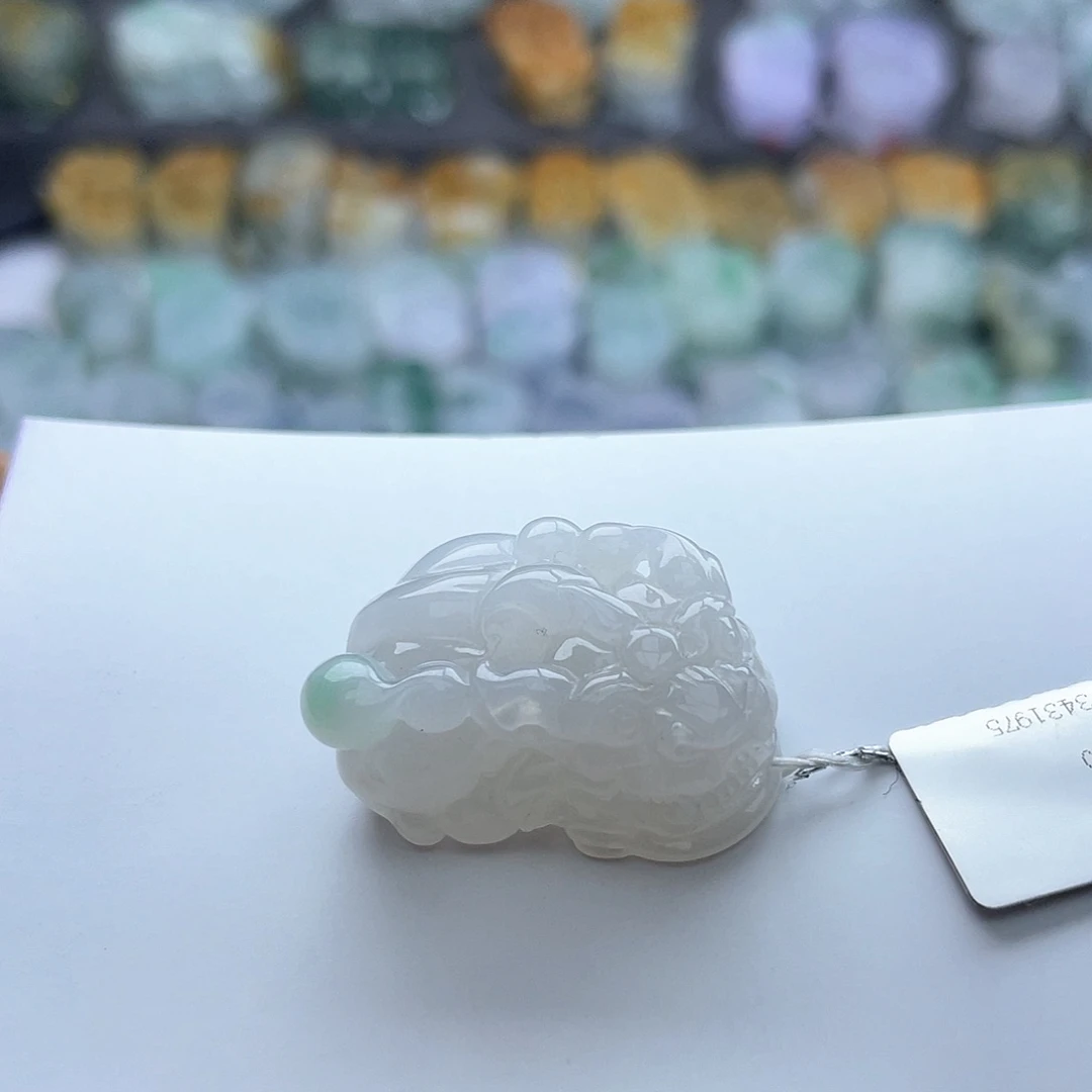 翡翠颈饰未镶嵌貔貅