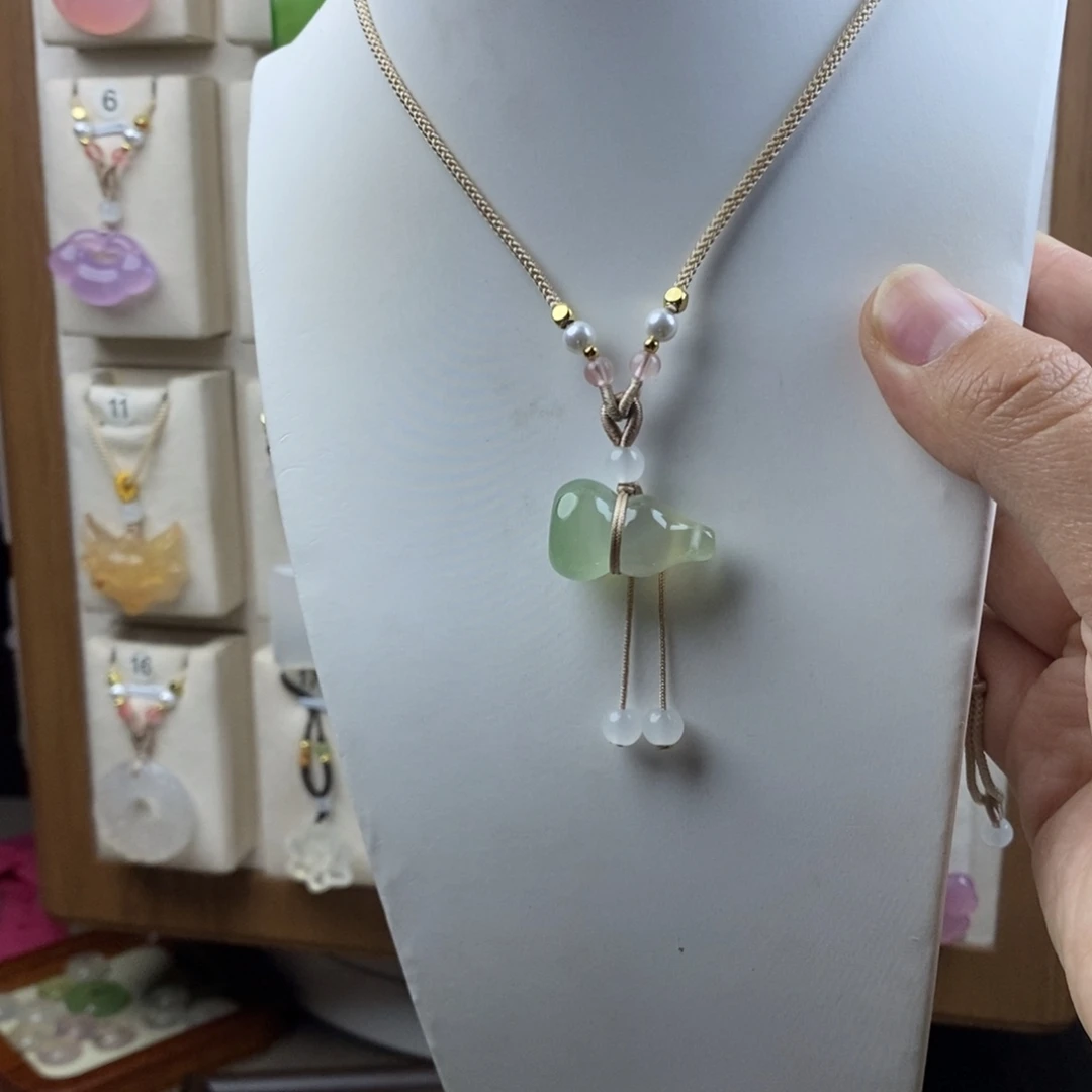 玛瑙/玉髓合金颈饰