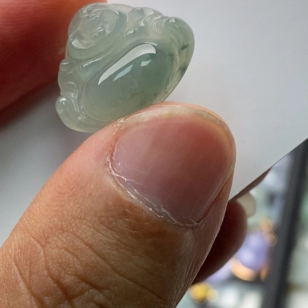 翡翠未镶嵌颈饰天然