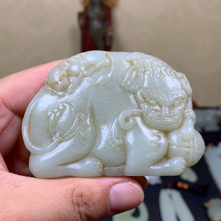 和田玉（糖玉）未镶嵌把件M*P