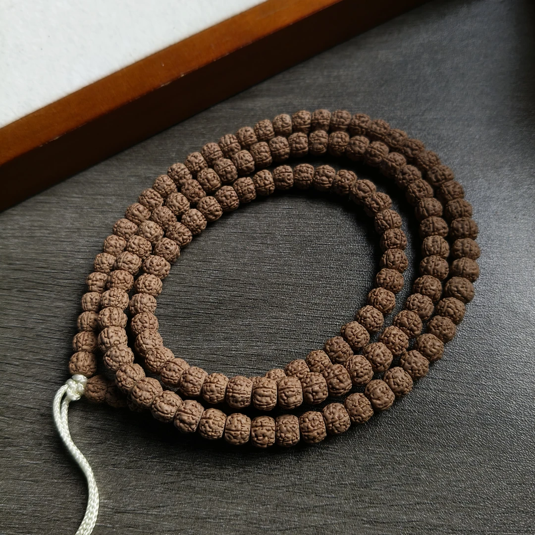 《阳哥专属》收藏级藏式魔丸108脖挂小金刚菩提（图片仅供参考）