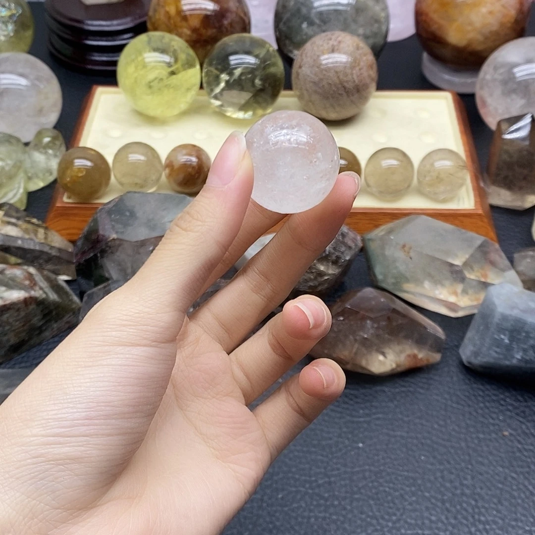 未镶嵌水晶珠宝半成品428水晶石