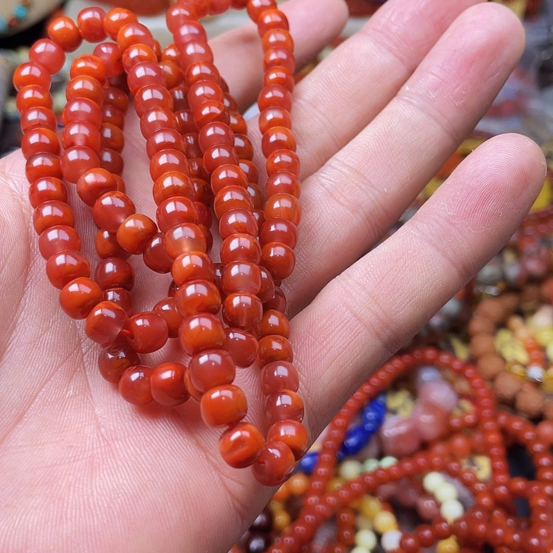 玛瑙/玉髓颈饰未镶嵌看***呀48739