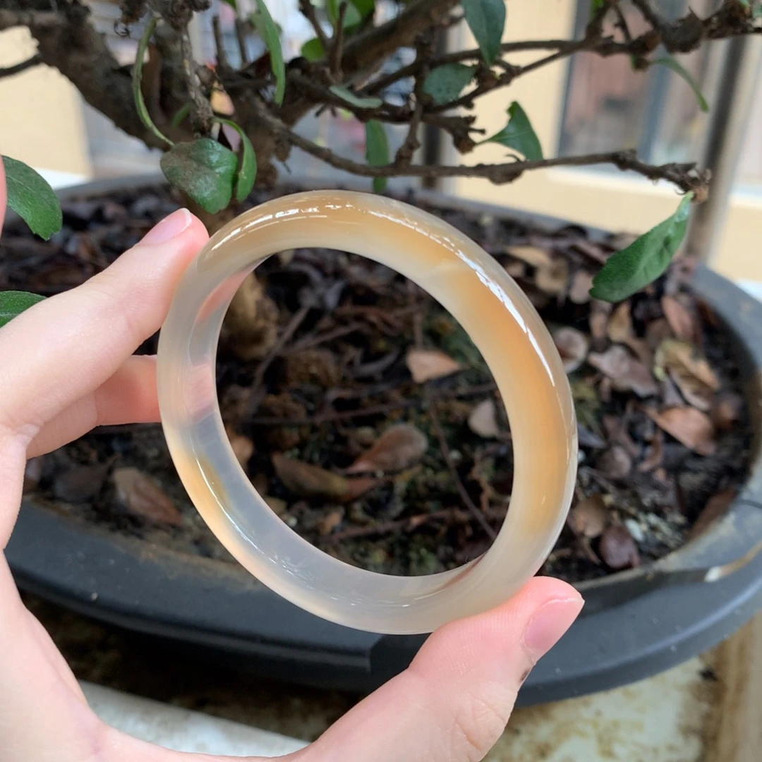 手镯玛瑙/玉髓未镶嵌52+