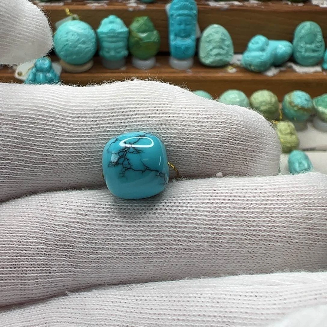 绿松石老型珠 未镶嵌