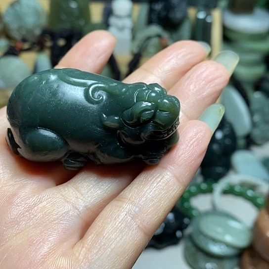 未镶嵌和田玉(糖玉)珠宝半成品