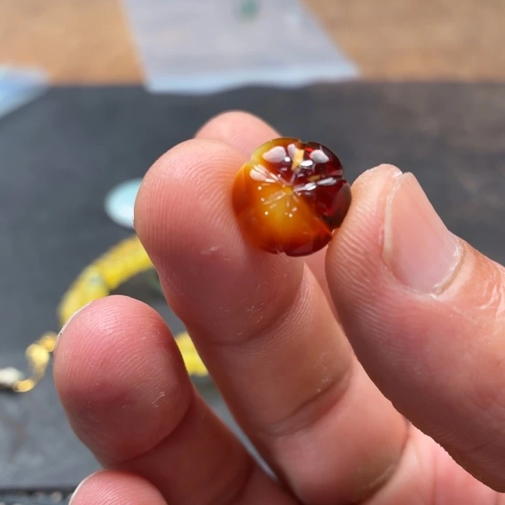 琥珀颈饰未镶嵌多样性发货拍一发一