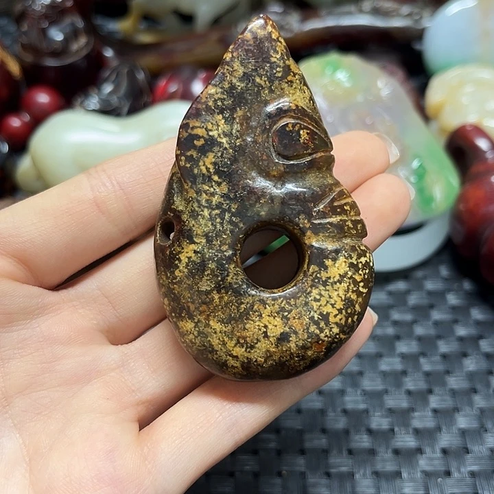 滴血莲花菩提把件