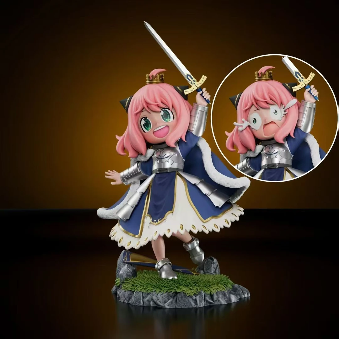 间谍过家家 命运之夜 双头可换 阿尼亚cos塞巴 摆件模型 盒装手办