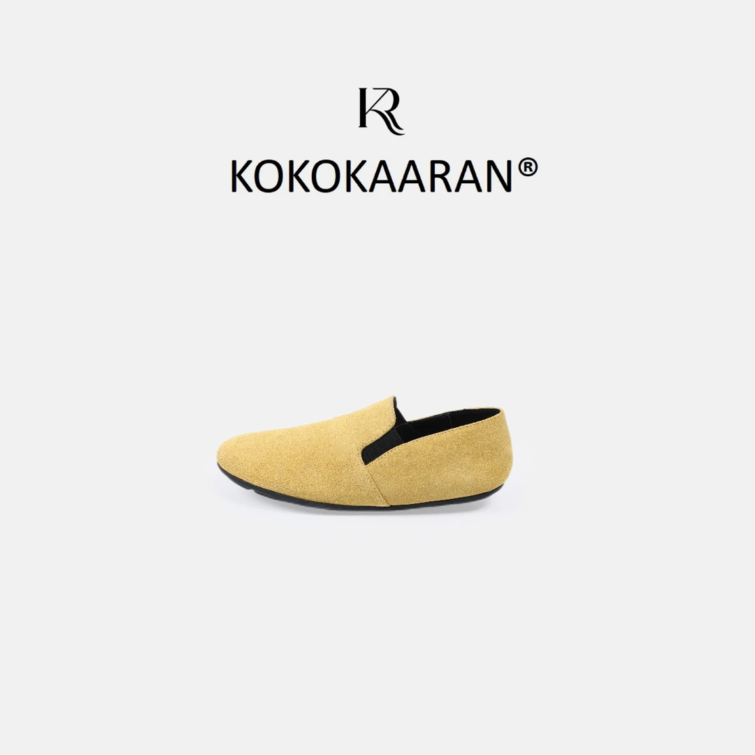 kokokaaran/可可咔伦2025复古英伦风一脚蹬百搭乐福鞋SH250230