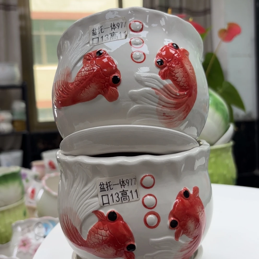 @夏西陶瓷花盆@@5977