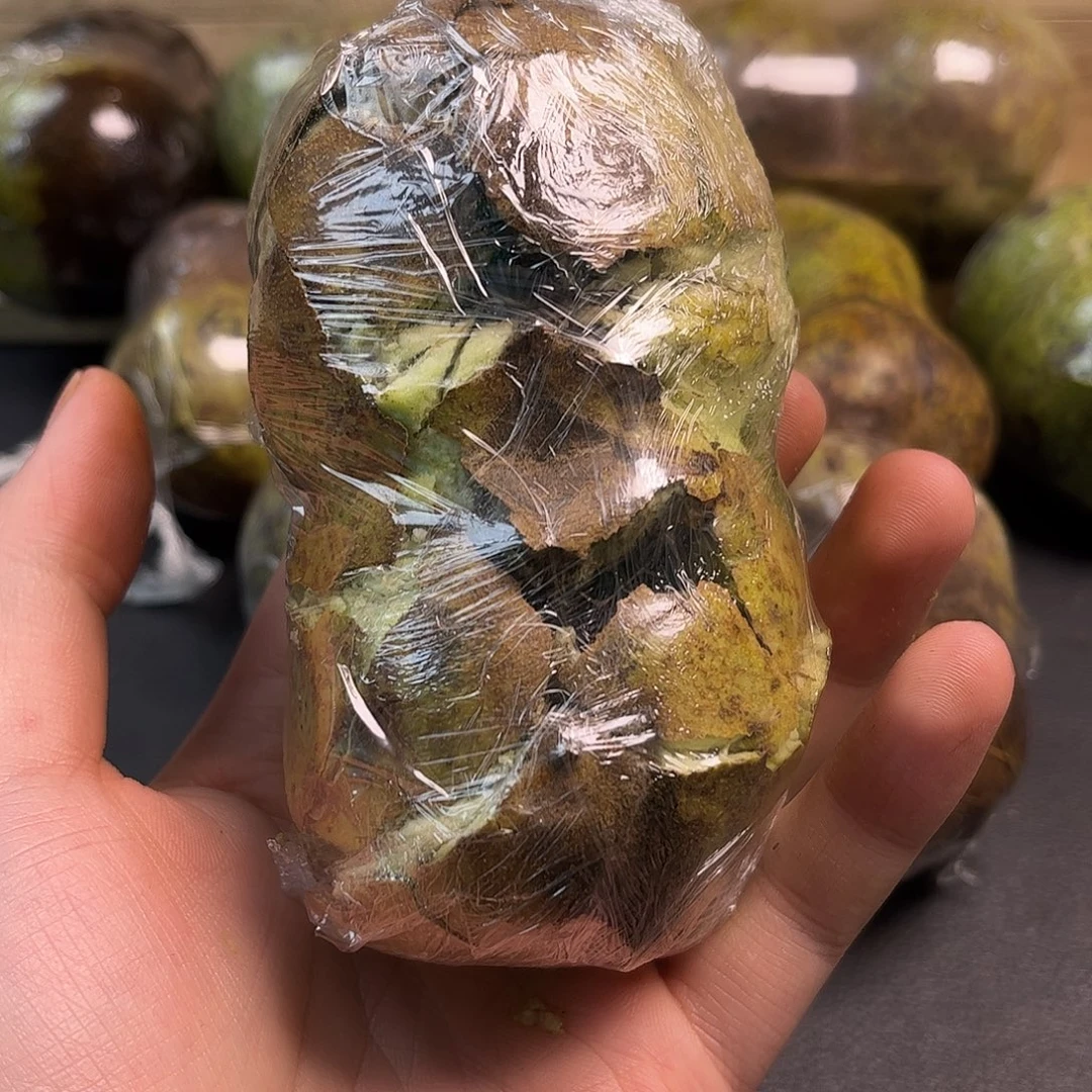 核桃四座楼半壁江山 定制摆件 去皮影响二次销售