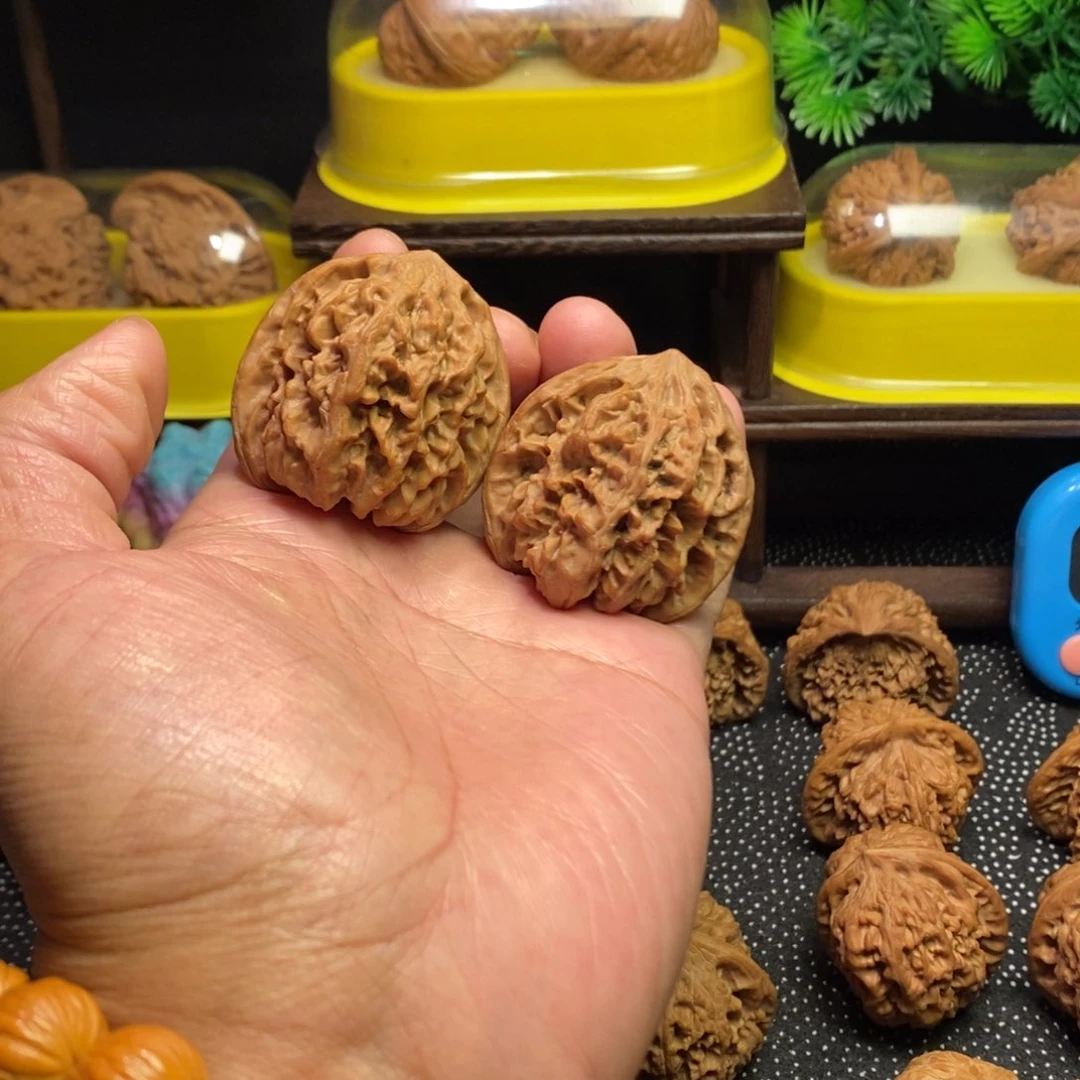 吊坠文玩核桃亮灯牌有效42