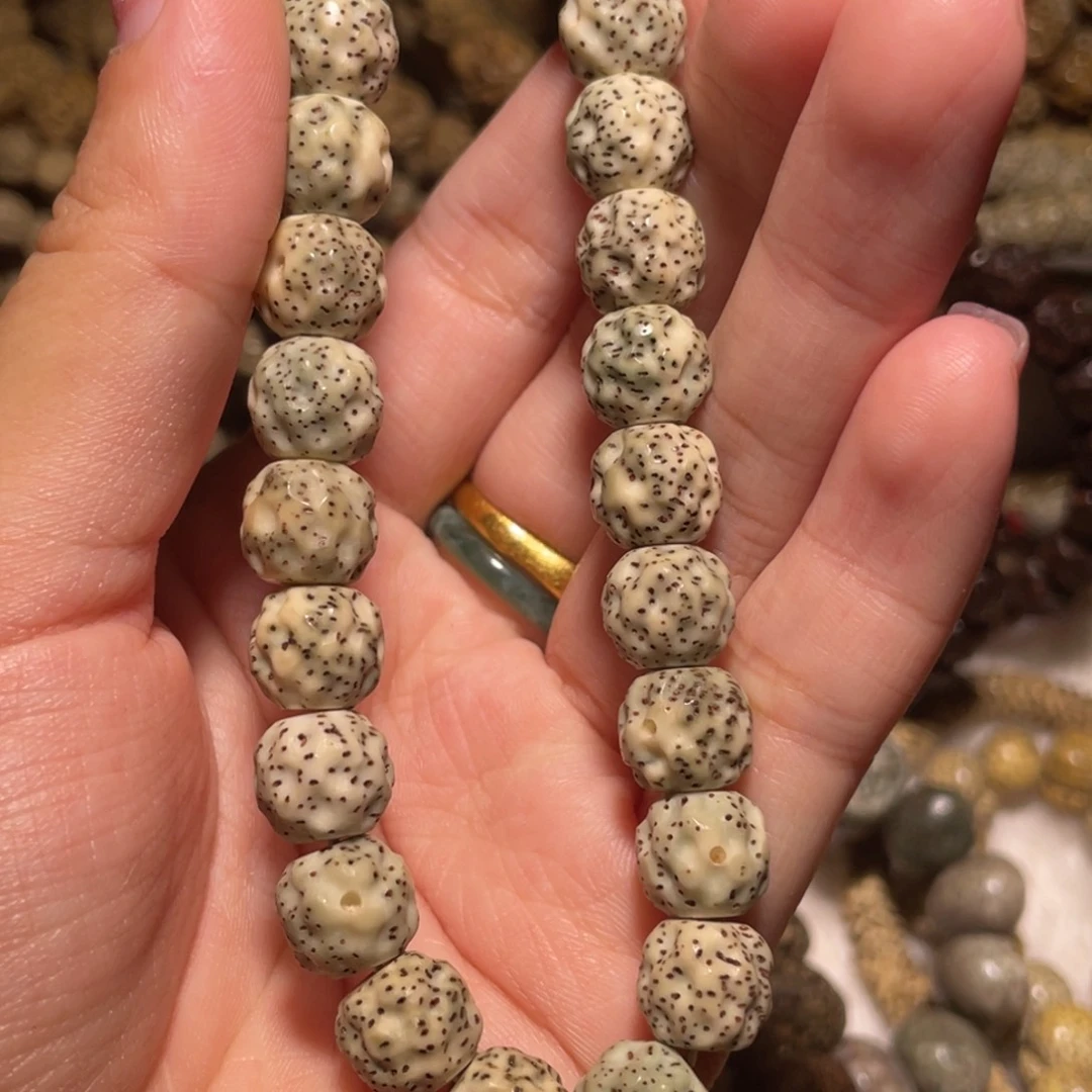 吊坠星月菩提炸！荔枝纹10×9