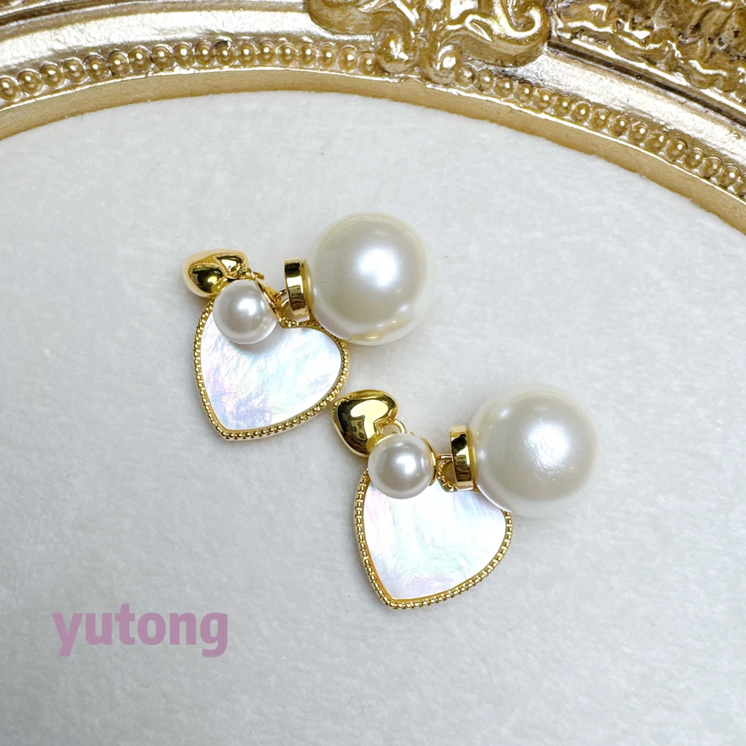 铜合金仿珍珠耳饰 【雨桐轻奢饰品】设计款耳环KY01136