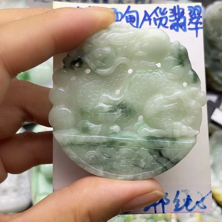 翡翠未镶嵌颈饰天然翡翠