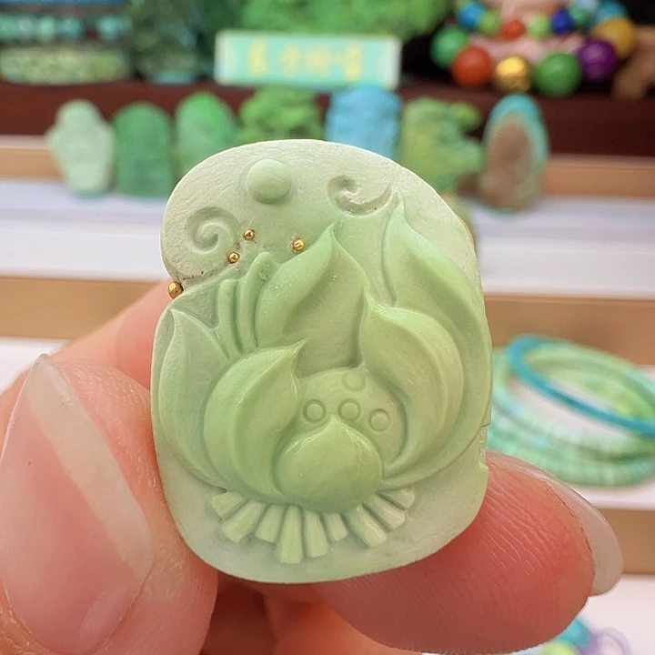 未镶嵌绿松石项链