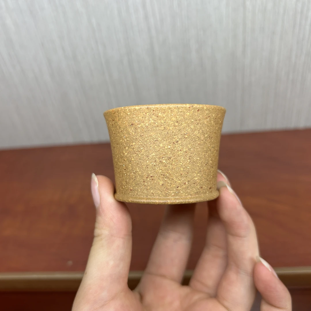 段泥小款马蹄品茗杯 山物粉丝福利款