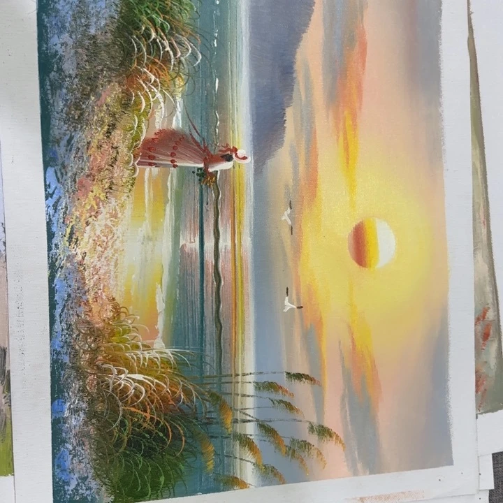 油画优惠多多指教一下自己