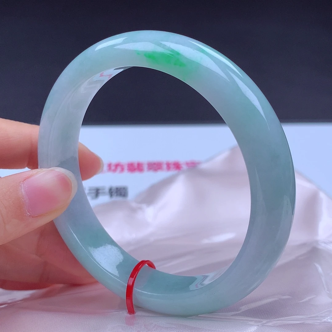 未镶嵌手镯翡翠手镯100297