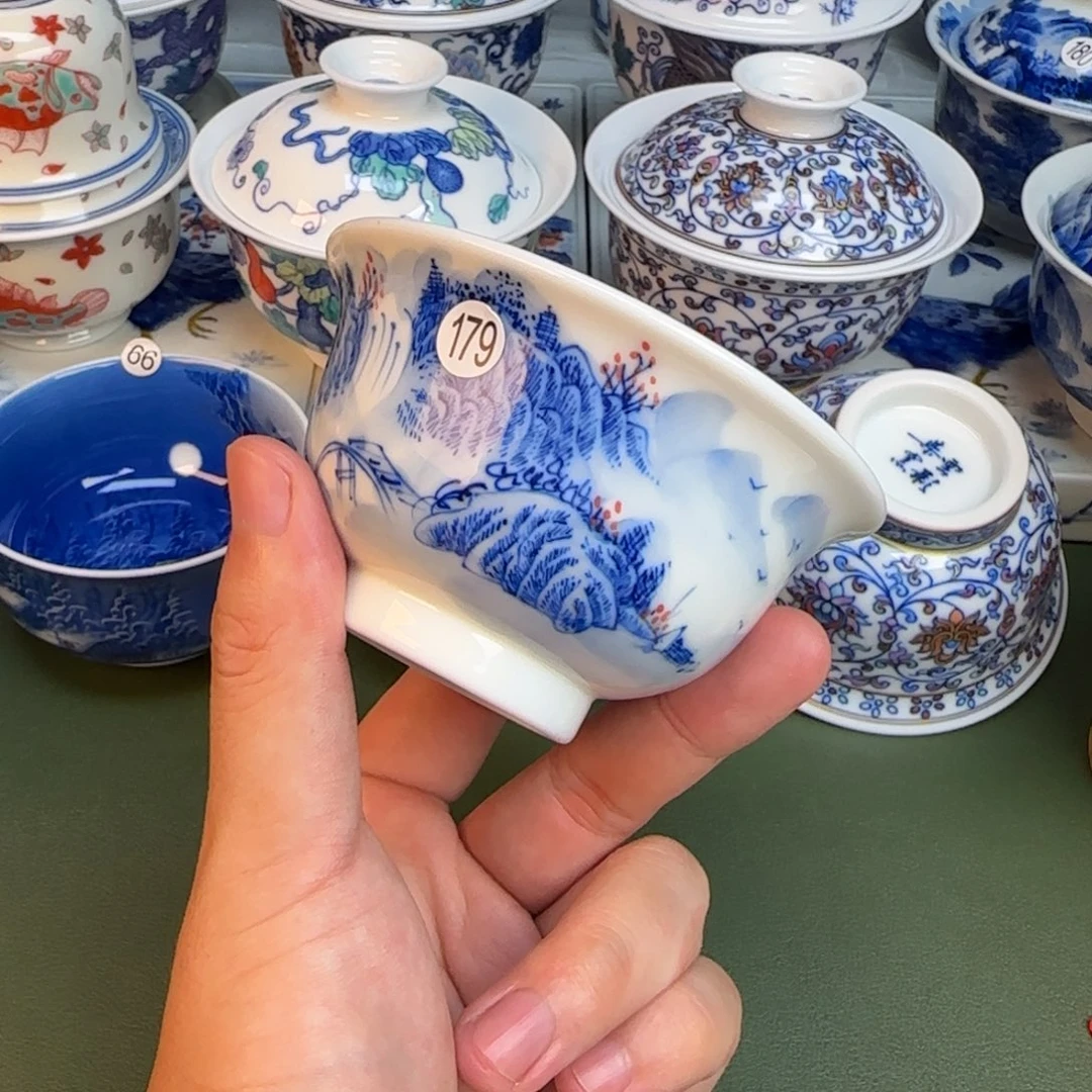 彦祖纯手工手绘茶具179