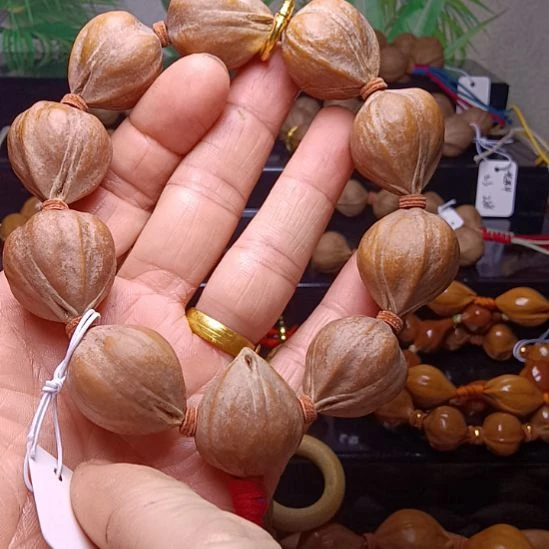 手串/手链橄榄核橄榄核手串三花铁核蒜头料老料2.5