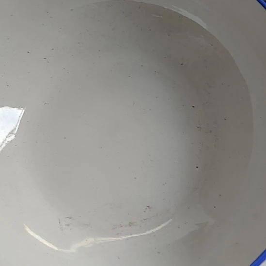 瓷青花汤盆口径25-