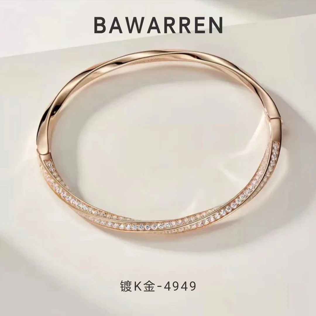 Bawarren 美❤精工CNC 4949-莫比乌斯手镯轻奢百搭小众简约