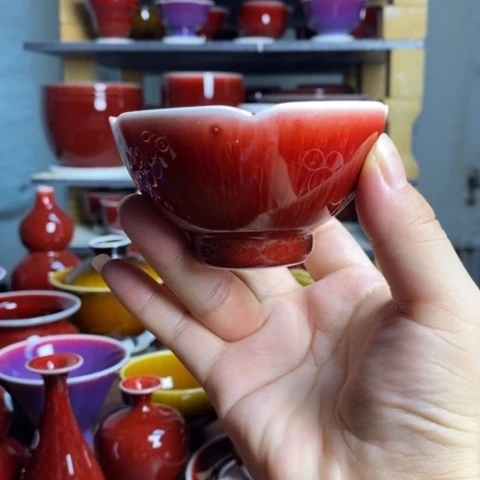 【闪购商品】景德镇名陶坊原矿郎红