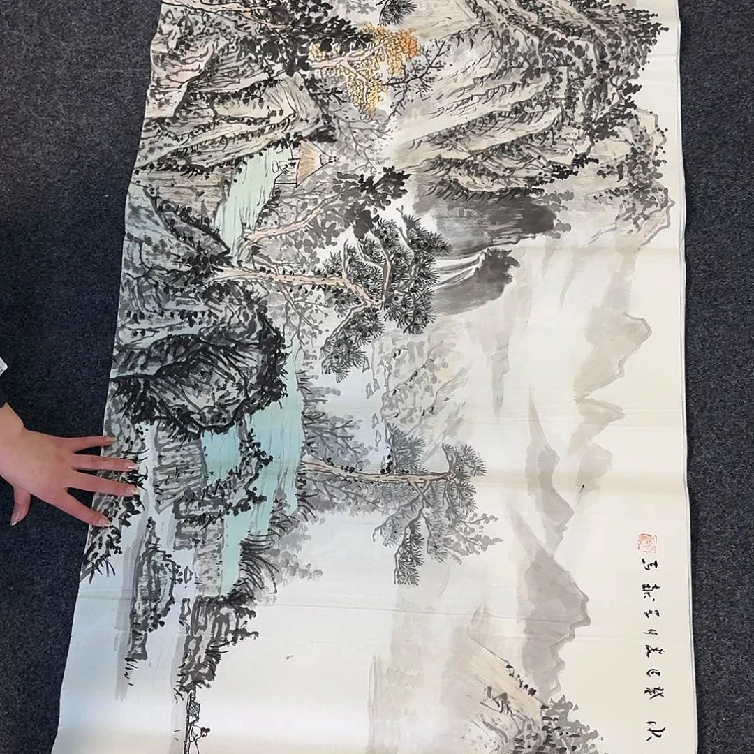 纯手绘国画作品好看