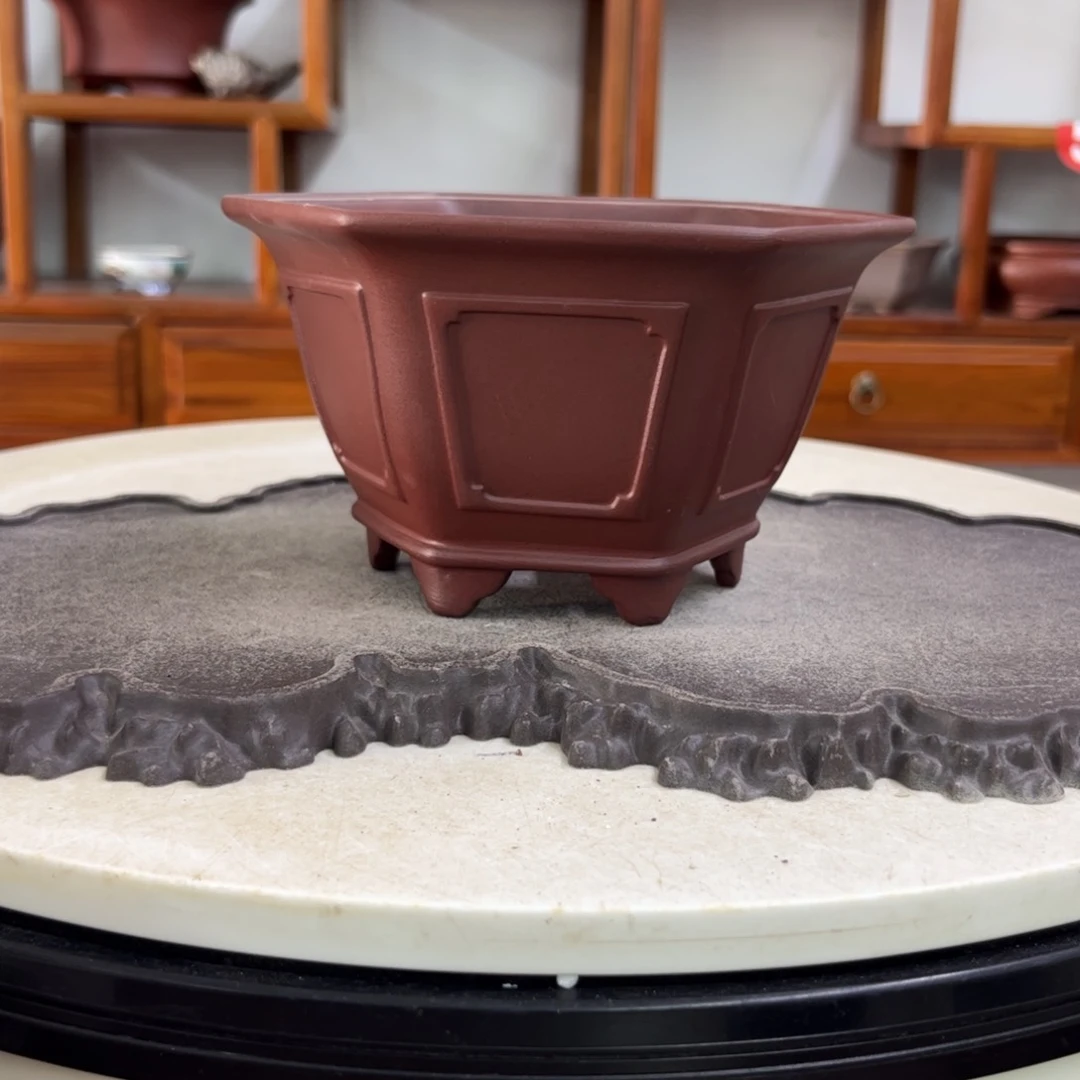 紫砂花盆瑕疵9-15。。。