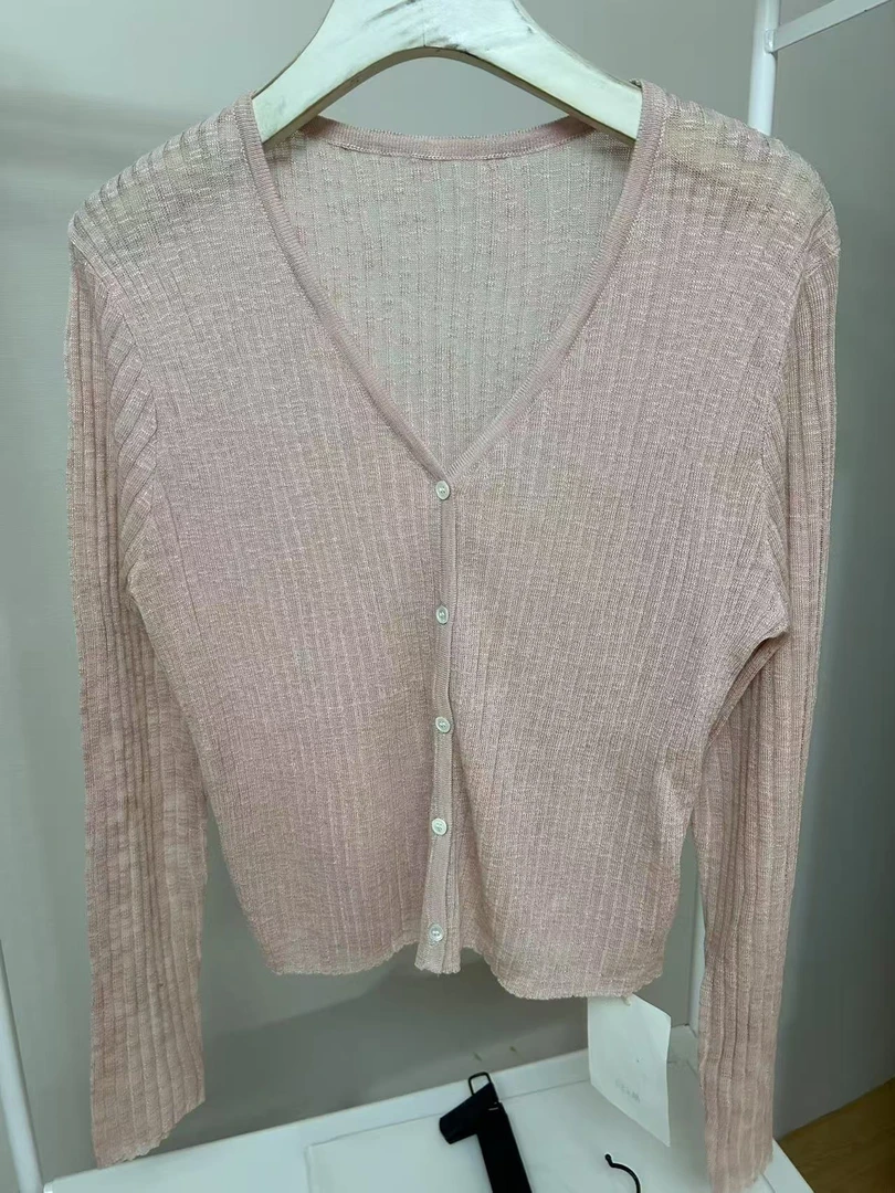 冰糖露露子2025夏季新款针织薄款外搭针织衫防晒披肩上衣女