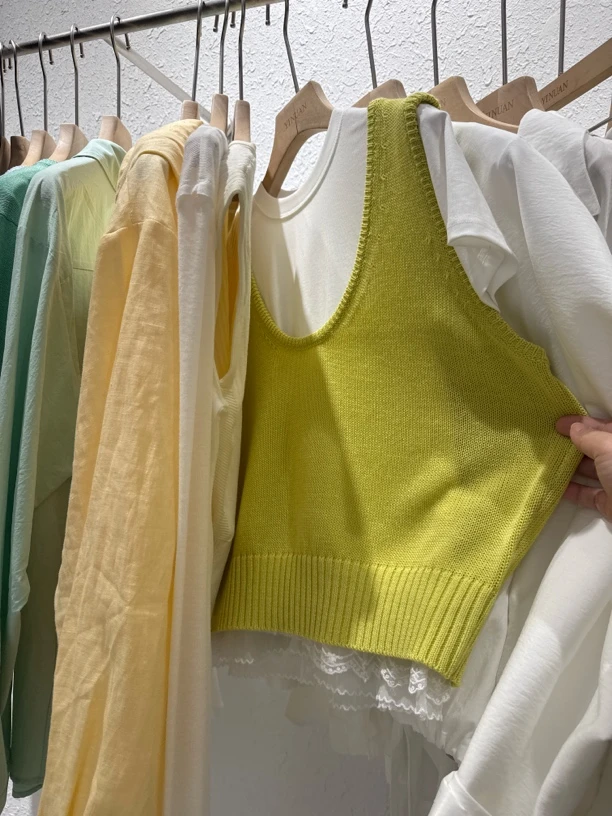 十三行2025夏新款韩版时尚百搭宽松显瘦休闲百搭设计感女