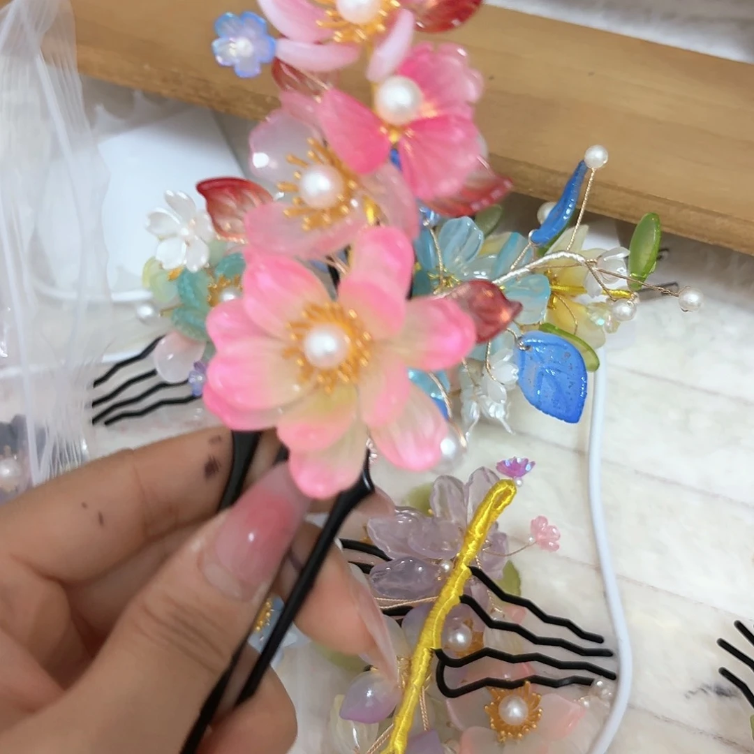 铁合金仿水晶古风发簪秒杀闪购