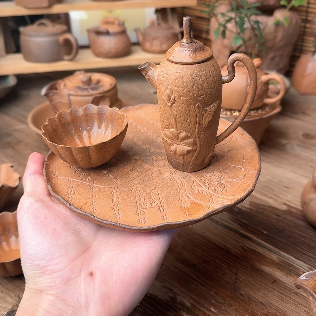 原矿老岩泥茶器系列