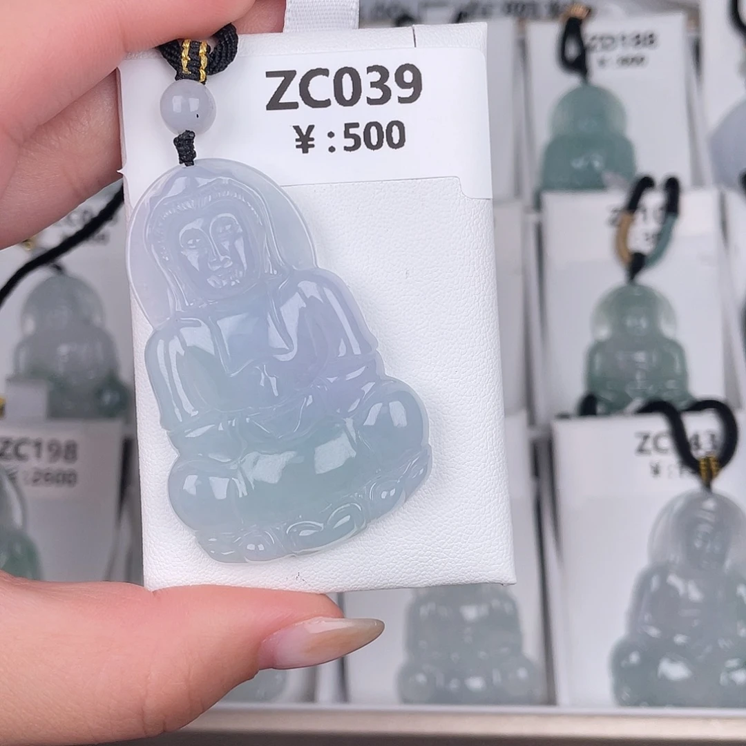 翡翠未镶嵌颈饰zc039