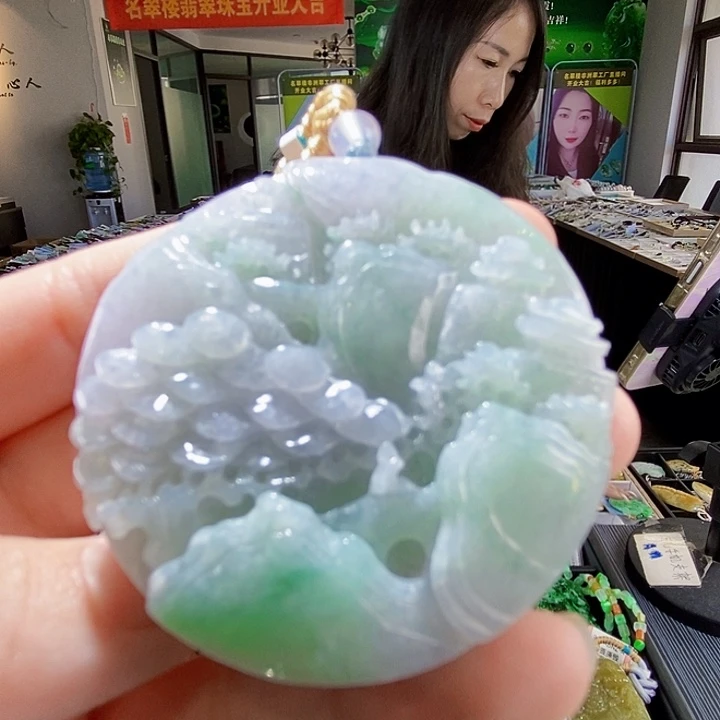 颈饰未镶嵌翡翠翡翠
