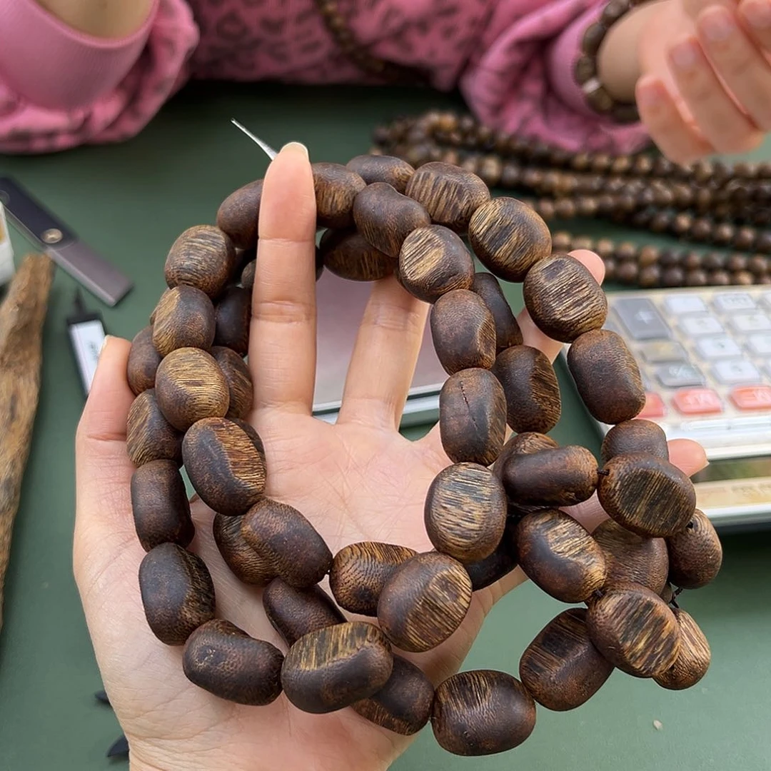 沉香手串勺子留疤98克1.6多样性发一条