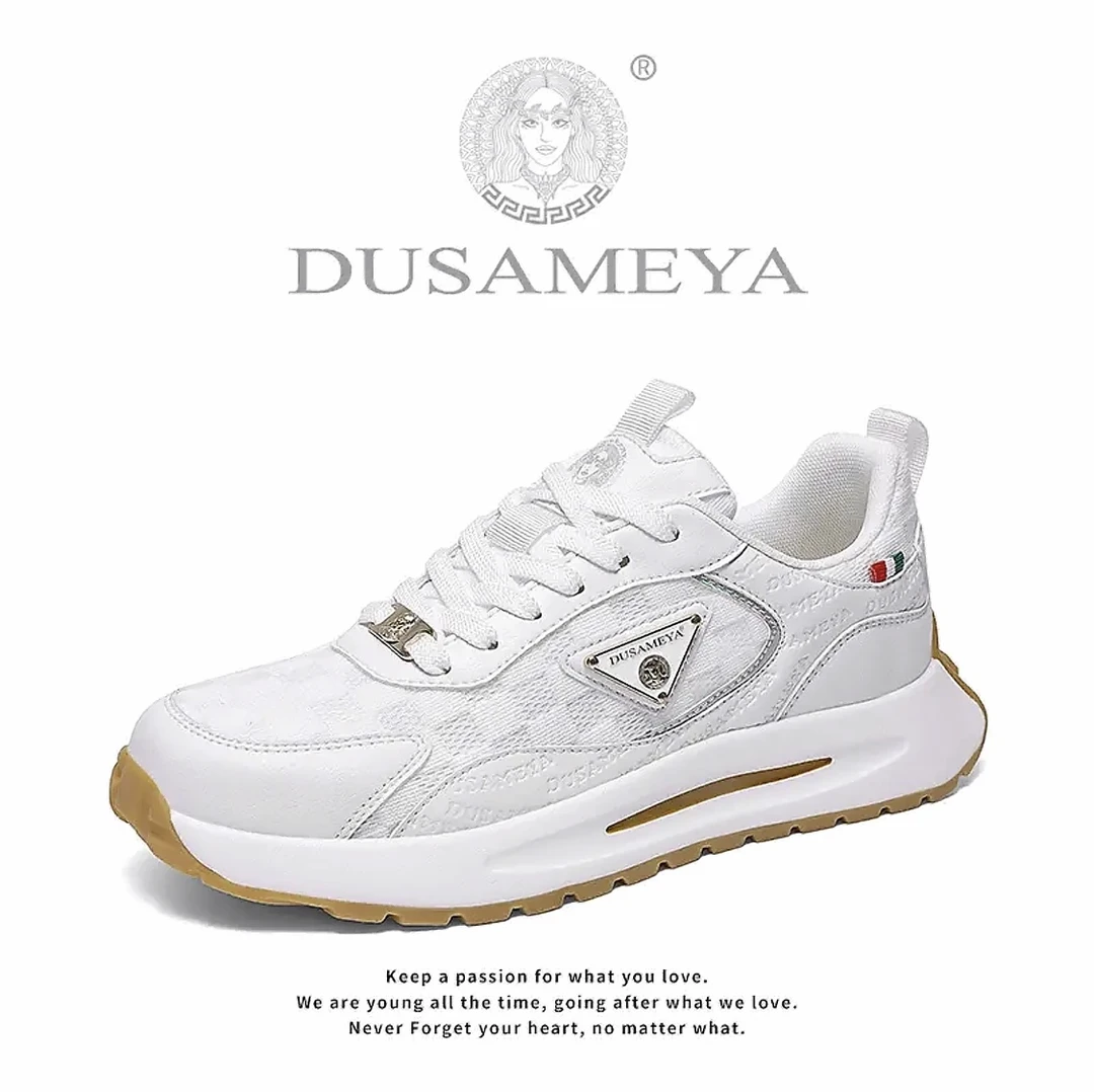 DUSAMEYA奢品男鞋夏季透气情侣阿帕奇休闲网面女送男友6766