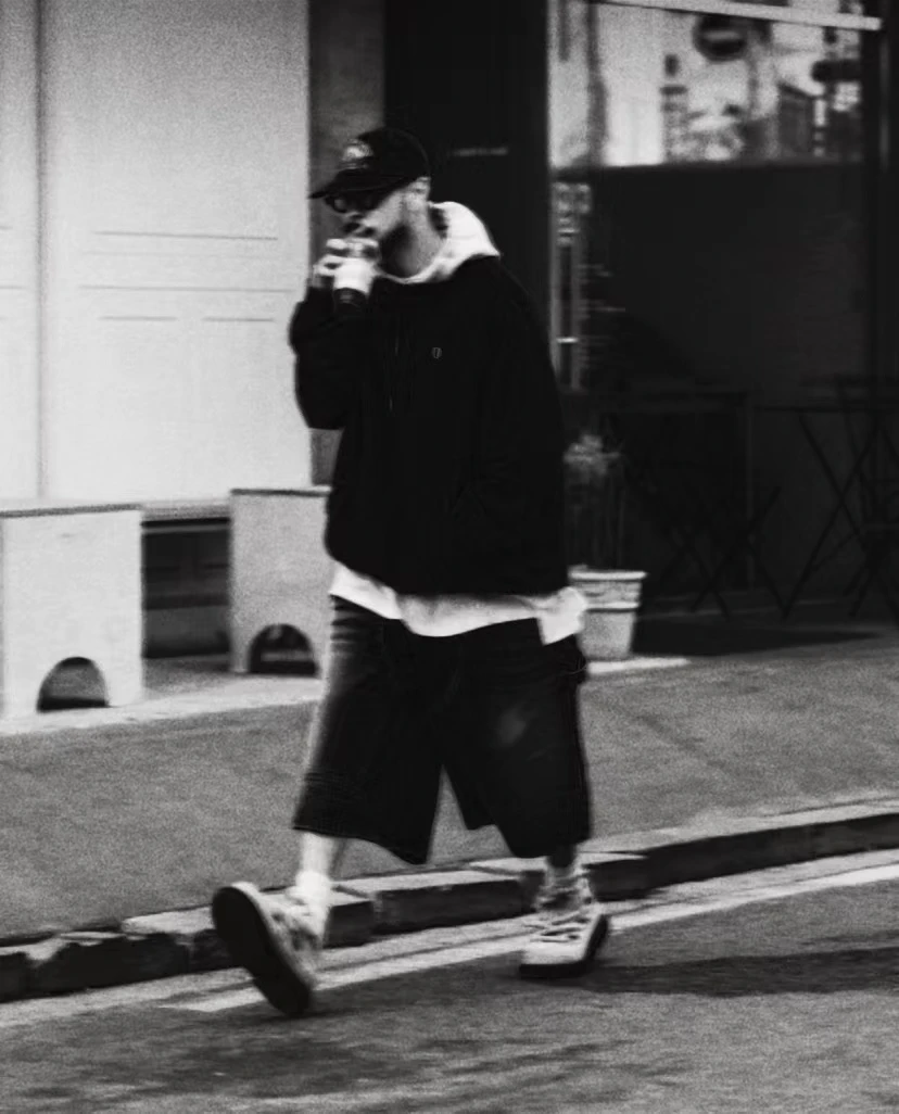 复古水洗做旧条纹T恤#800