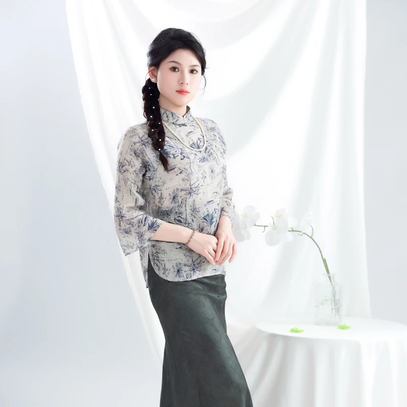 2025新品亚麻舒适透气小衬衫