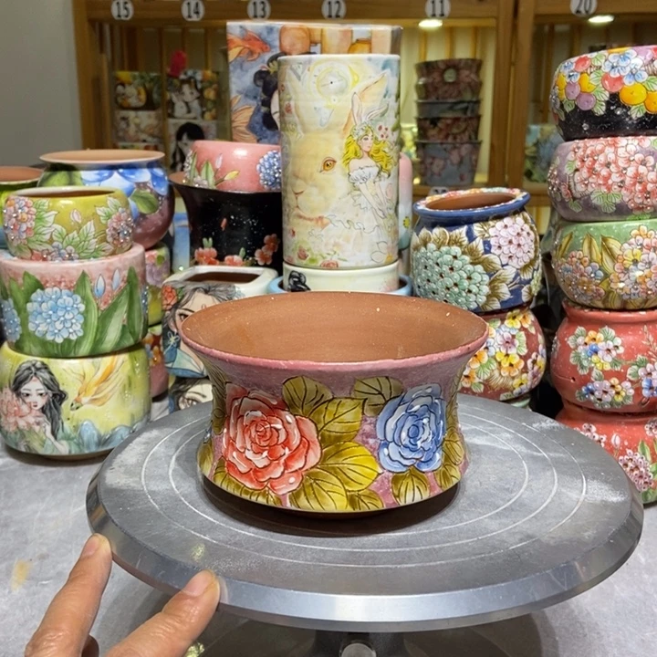 景德镇艺术手绘作品