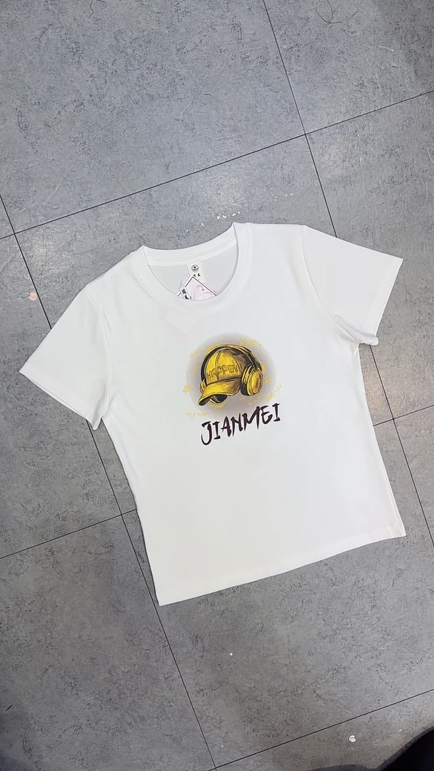 常规款字母短袖常规少女风T恤女士女款西域风学院风