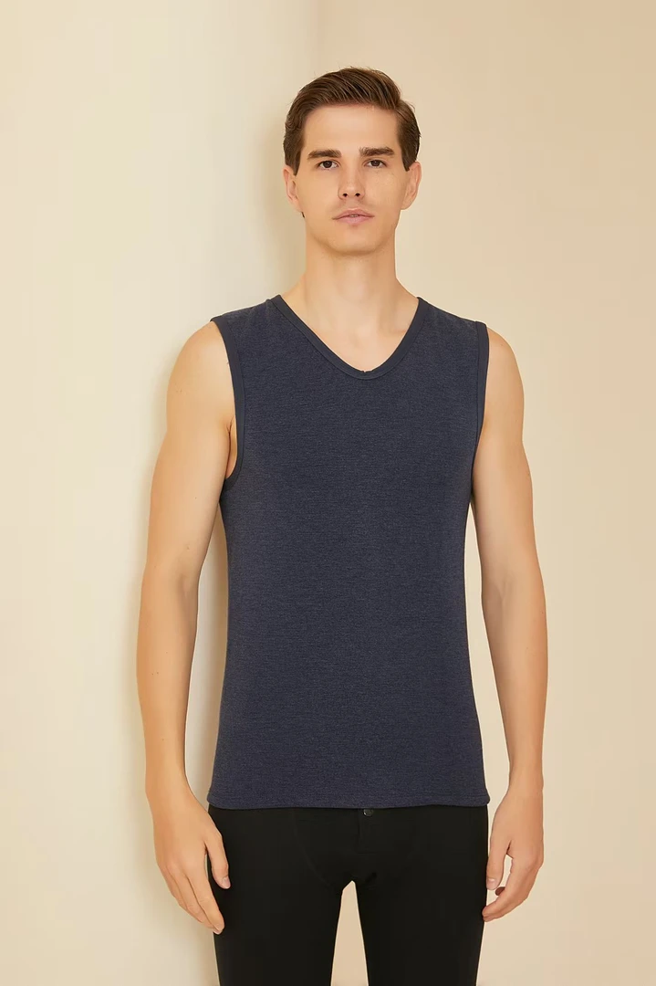 【元旦特惠】男士自发热保暖背心无缝针织弹力大保暖性强