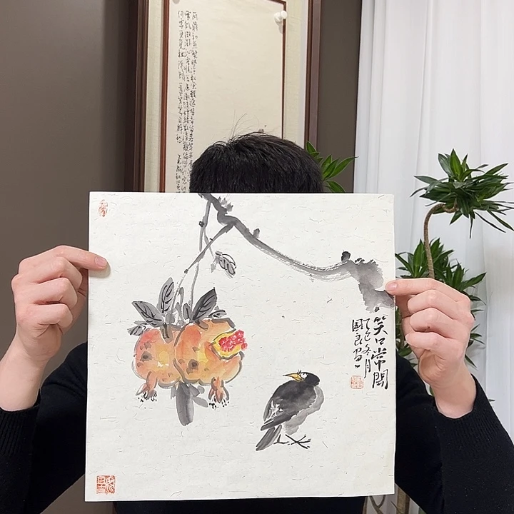 国画唐国良  手绘原创