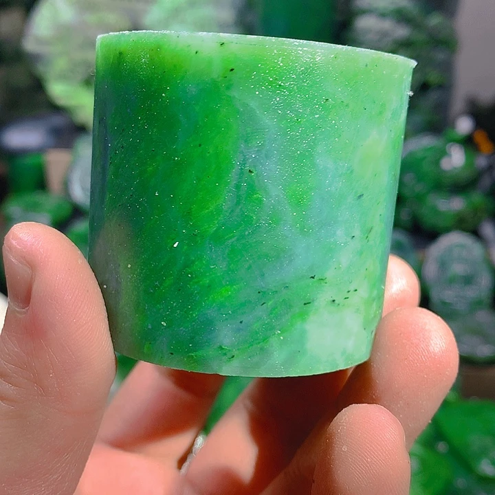 和田玉（碧玉）未镶嵌珠宝半成品