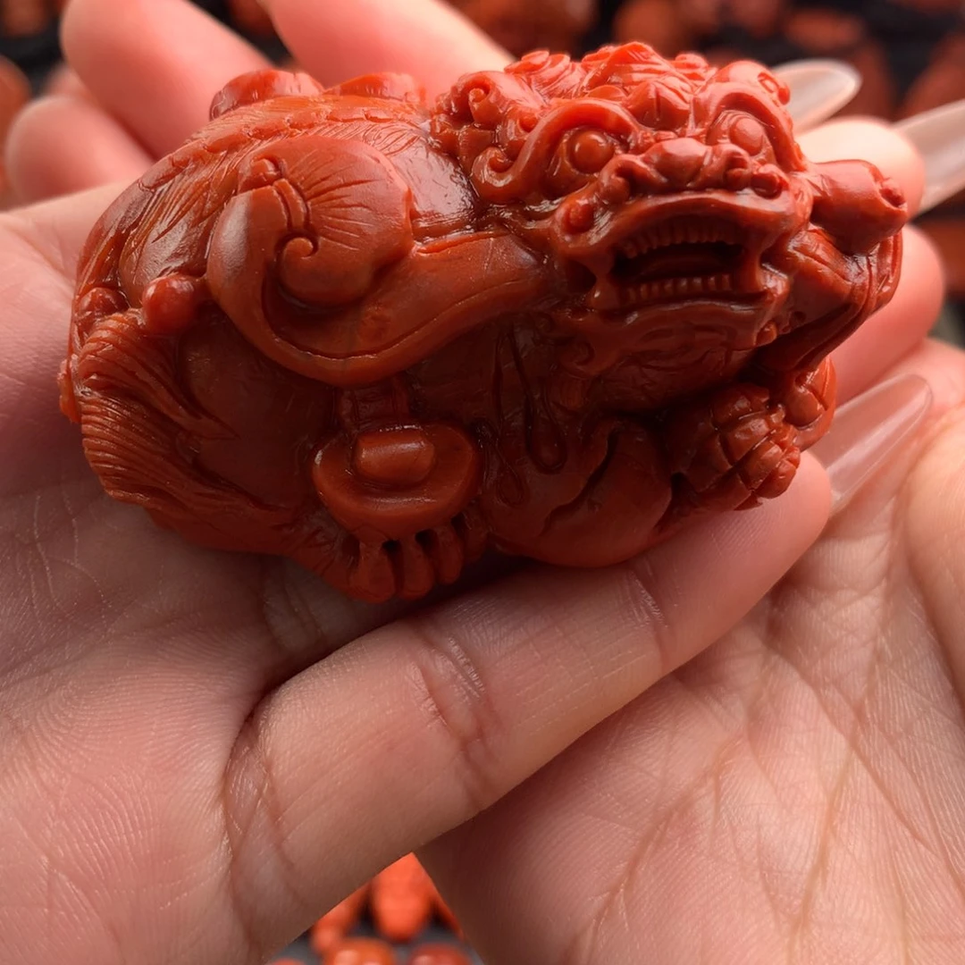 南红玛瑙精工雕刻貔貅未镶嵌