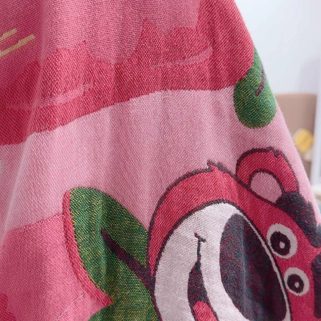 棉全棉草莓熊盖毯200/230