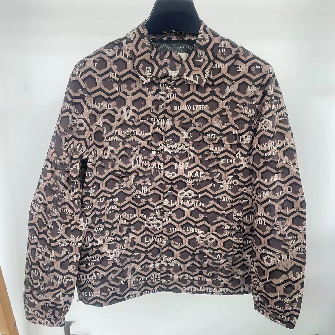 男款时尚高定休闲夹克6612