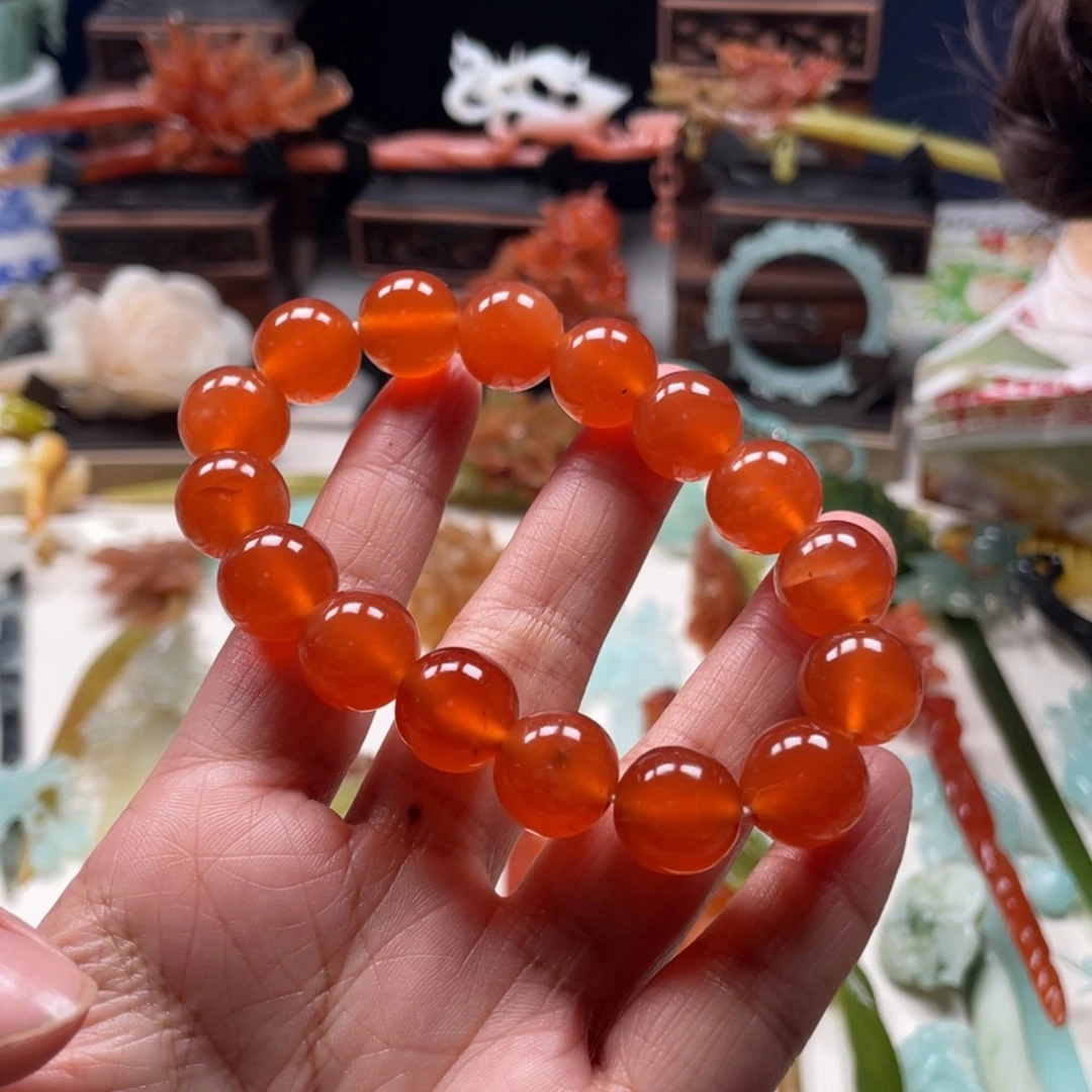 【闪购商品】蛇纹石玉手链未镶嵌燕*